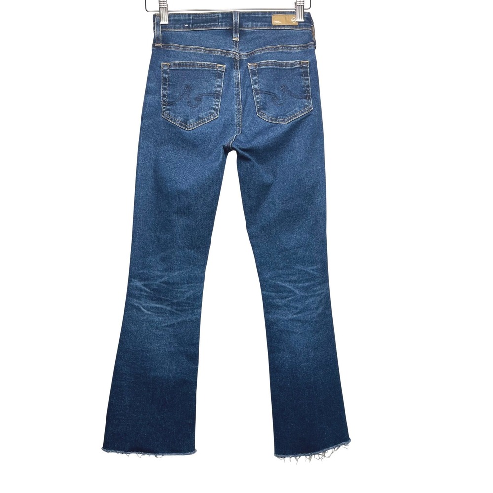 AG Adriano Goldschmied Farrah Boot Crop High Rise Jeans Dark Wash Size 24 - Picture 6 of 10